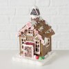 Boltze Stojacia dekorácia perníková chalúpka Ginger 19 x 13 x 12 cm 1 ks