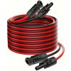 Solárny kábel 4mm2, červený+čierny s konektormi MC4, predĺženie 10m