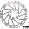 Force Kotúč brzdový -7 160 mm, 6 dier, strieborný