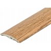 Praktický prahový profil KOLÍK LEPIDLO dĺžka 90cm dilatačná lišta PVC 4cm DUB PRÍRODNÝ