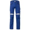 Planam DURAWORK Pracovné nohavice do pása Kráľovská modrá Čierna
