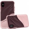 AppleKing elegantný kryt s plastickým vzorom pre Apple iPhone XS / iPhone X – vínový/ružovo-zlatý - možnosť vrátiť tovar ZADARMO do 30tich dní
