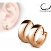Steel Edge Náušnice z chirurgickej ocele 2003 Farba: Rose gold