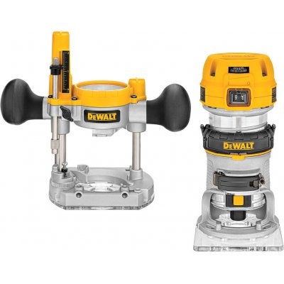 DeWALT D26204K - Súprava elektrickej vrchnej a pästnej frézky 900W, kufor