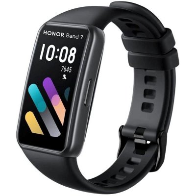 FIXED Silicone Strap for Honor Band 6/7, black FIXSSTB-1184-BK