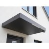 Gutta Plus LED strip odtok P so SENZOROM vchodová stříška 160 x 90 x 15,5 cm RAL 7016 - antracit