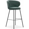 Zelené barové stoličky v súprave 2 ks (výška sedadla 65 cm) Rush – Marckeric