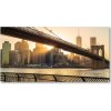 Foto obraz sklo tvrzené Brooklynský most 100x50 cm