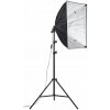 Softbox 2ks 60x60CM 30W Nastaviteľný Stojan pre Úpravu Svetla