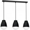 Luminex | Luster na lanku CARYON 3xE14/60W/230V čierna | LU3207