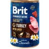 Brit Kapsička pre psov Premium by Nature Turkey with Liver 400 g