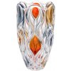 Bohemia Jihlava barevná sklenená váza Ocean 30 cm