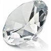 ETROFEJE sklo - diamant 65118, white 12cm + krabička