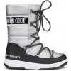 Moon Boot JR Girl quilted WP detské snehule strieborná
