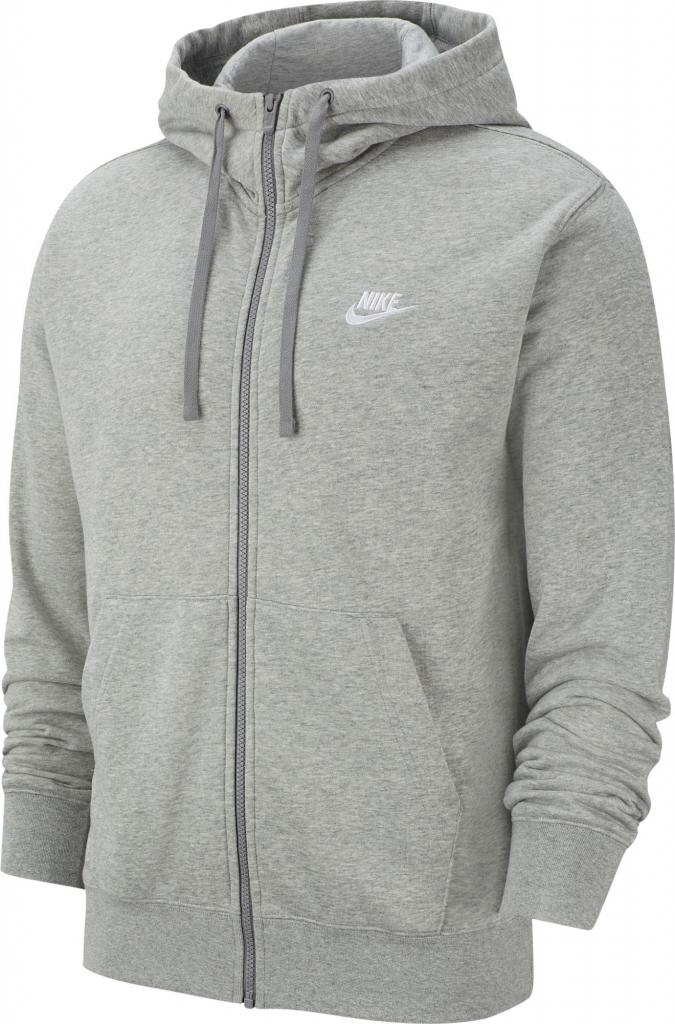 Nike NSW Club hoodie FZ M BV2648 063 74487 grey/black