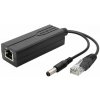 XtendLan XL-POES-12V1, PoE splitter 802.3af, 100Mb, stabilizovaných 12V/1.2A jack, prep. ochrana