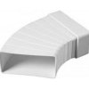 Mikawi Koleno s voliteľným uhlom pre vetracie potrubie 110x55 mm 59-1340