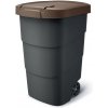 Prosperplast Wheeler 95 l antracit s hnedým vekom NBWB95-7589C