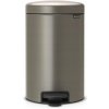 BRABANTIA - NewIcon - pedálový kôš 12 l - platinový