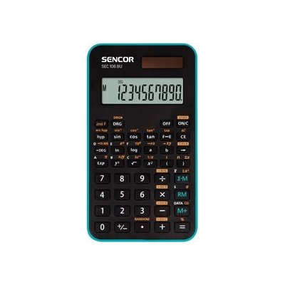 Sencor kalkulačka SEC 106 BU - školní, 10místná, 56 vědeckých funkcí