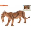 Mikro trading ZooLandia Lev / Lvice s mládětem 13 cm