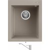 Elleci QUADRA 100 G43 tortora + Deante CORIO BFC 060M chróm