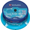 Verbatim CD-R 700MB 52x, AZO, spindle, 25ks (43432)