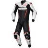 Jednodielna kombinéza GP-R7, TECH-AIR ready/kompatibilná, ALPINESTARS (biela/čierna/červená fluo, veľ. 58)