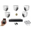 Monitorrs Security AI IP 5 kamerový set 5 Mpix WDome (6370K5) (Monitorrs Security)