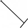 Aqualine Podlahová stierka 300x890 mm, čierna SPH SQ121B