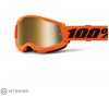 100% STRATA 2 okuliare, Neon Orange/Mirror Gold Lens