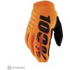 100% BRISKER detské rukavice, fluo orange/black M