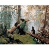 Diamondi Diamantové maľovanie - MEDVEDIA RODINKA Rámovanie: vypnuté plátno na rám, Rozmer: 40x50 cm