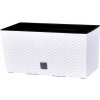 Kvetináč plast biely Prosperplast 39,5 cm x 18,5 x 19,5 cm