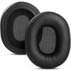 Náhradné náušníky pre slúchadlá Audio Technica ATH-SR5, SR5BT, MSR5 - Čierne, kožené