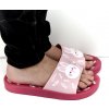 Detské ružové šľapky RABI