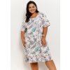 TARO Dámska nočná košeľa Renny3371 ss51-biela 2XL
