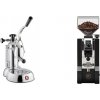 La Pavoni Stradivari Lusso + Eureka Mignon XL, CR black