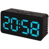 Digitálny budík do siete s modrými LED svietiacimi číslami JVD SB3658.2