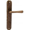 Dverové kovanie MP Elegant (OBA - Antik bronz), kľučka-kľučka, Otvor na cylindrickú vložku PZ, MP OBA (antik bronz), 90 mm