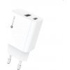 Sturdo Sieťová nabíjačka 3A, PD, 20W + USB QC, biela NSI-0081-STU-PD20W