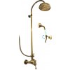 LABE - Sprchový systém so zmiešavacou batériou, stará mosadz (bronz) L481.5/3SM, RAV Slezák L481.5/3SM