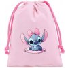 Vrecko Lilo a Stitch Farba: Ružová, Veľkosť: 13x16 cm