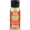 Darwi TEX Farba na textil 100050050 metalická zlatá 50 ml