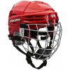 Hokejová prilba Bauer RE-AKT 100 Combo Red Žiak (youth)