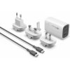 GP GaN USB Schnelladeadapter 65W PD 2xUSB-C & 1xUSB-A weiß
