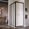 Ravak APSS-80 198 pevná stena, black+grape 77 - 80,5 x 198 cm, black, 940403R2ZG