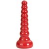 Doc Johnson Red Boy Kryštalický análny kolík 21,6 cm Sil-A-Gel antibakteriálny