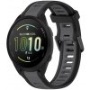 Remienok Sport Wristband čierno-sivý pre Garmin Forerunner 165 20mm