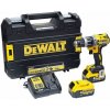 DCD796M2 DeWALT AKU BEZUHÍKOVÁ PŘÍKLEPOVÁ VRTAČKA 18VOLT, 2 X 4,0AH BATERIE XR LI-ION V ÚLOŽNÉM T-STAK BOXU